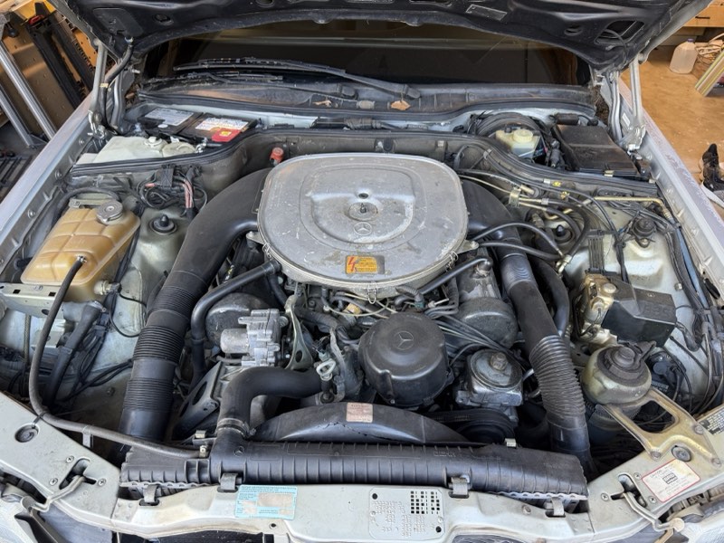Engine bay.