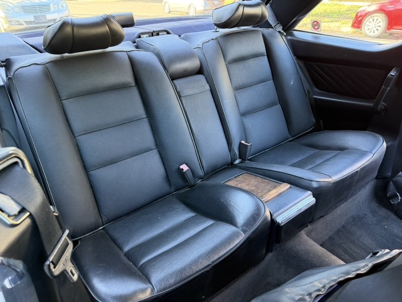 Rear seat.